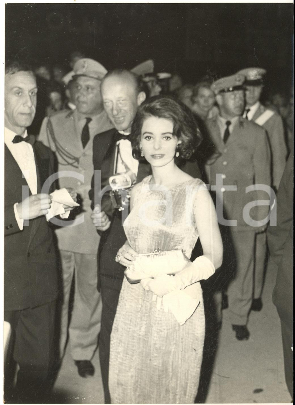 1961 VENEZIA Mostra del Cinema - Susan STRASBERG all'inaugurazione *Foto 13x18