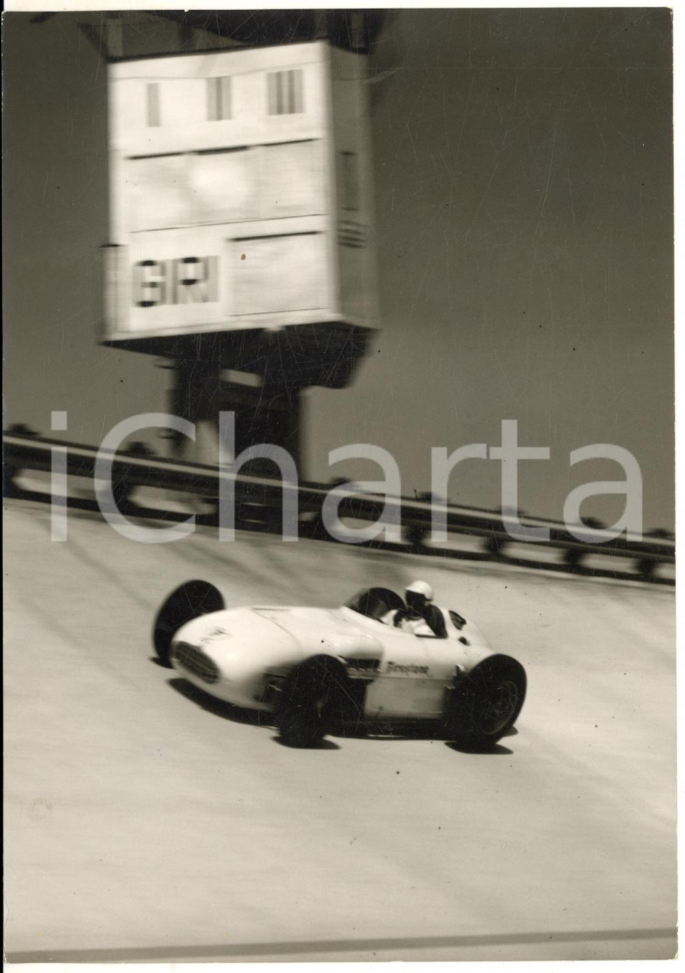 1957 AUTOMOBILISMO MONZA Pilota Pat O' CONNOR prova per la 500 Miglia - Foto