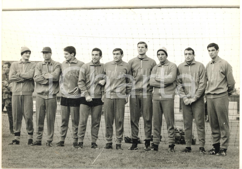 1966 APPIANO GENTILE CALCIO Nazionale italiana prepara incontro contro l'URSS