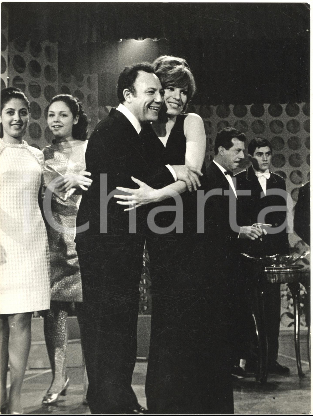 1967 FESTIVAL DI SANREMO Claudio VILLA e Iva ZANICCHI vincitori *Foto 18x24 cm