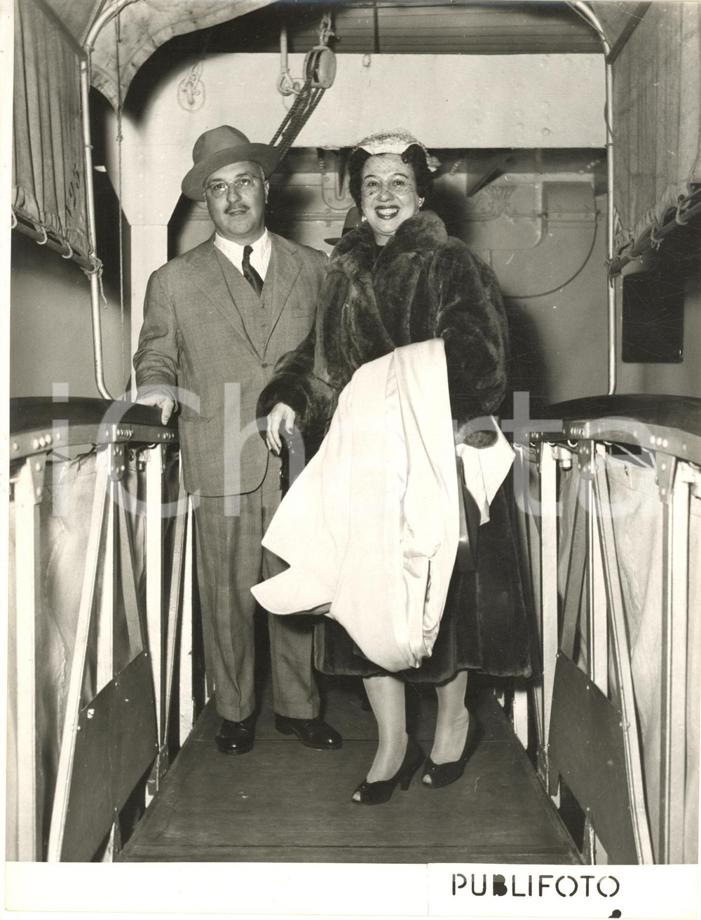 1955 GENOVA M/N "Anna C." - Partenza Guillermo TEJERIA MOLINARI console Uruguay