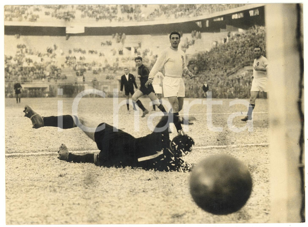1959 MILANO CALCIO MILAN-PADOVA 4-1 Rete di Giancarlo DANOVA *Foto 18x13 cm