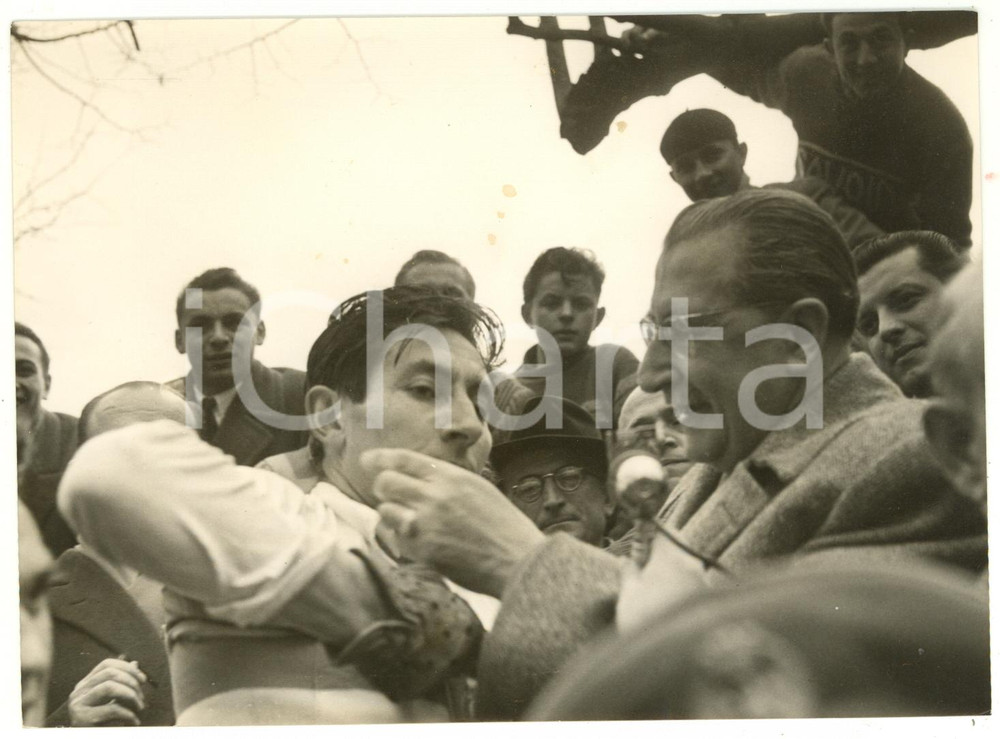 1954 CRENNA (VA) Campionato mondiale di CICLOCROSS - Vincitore André DUFRAISSE