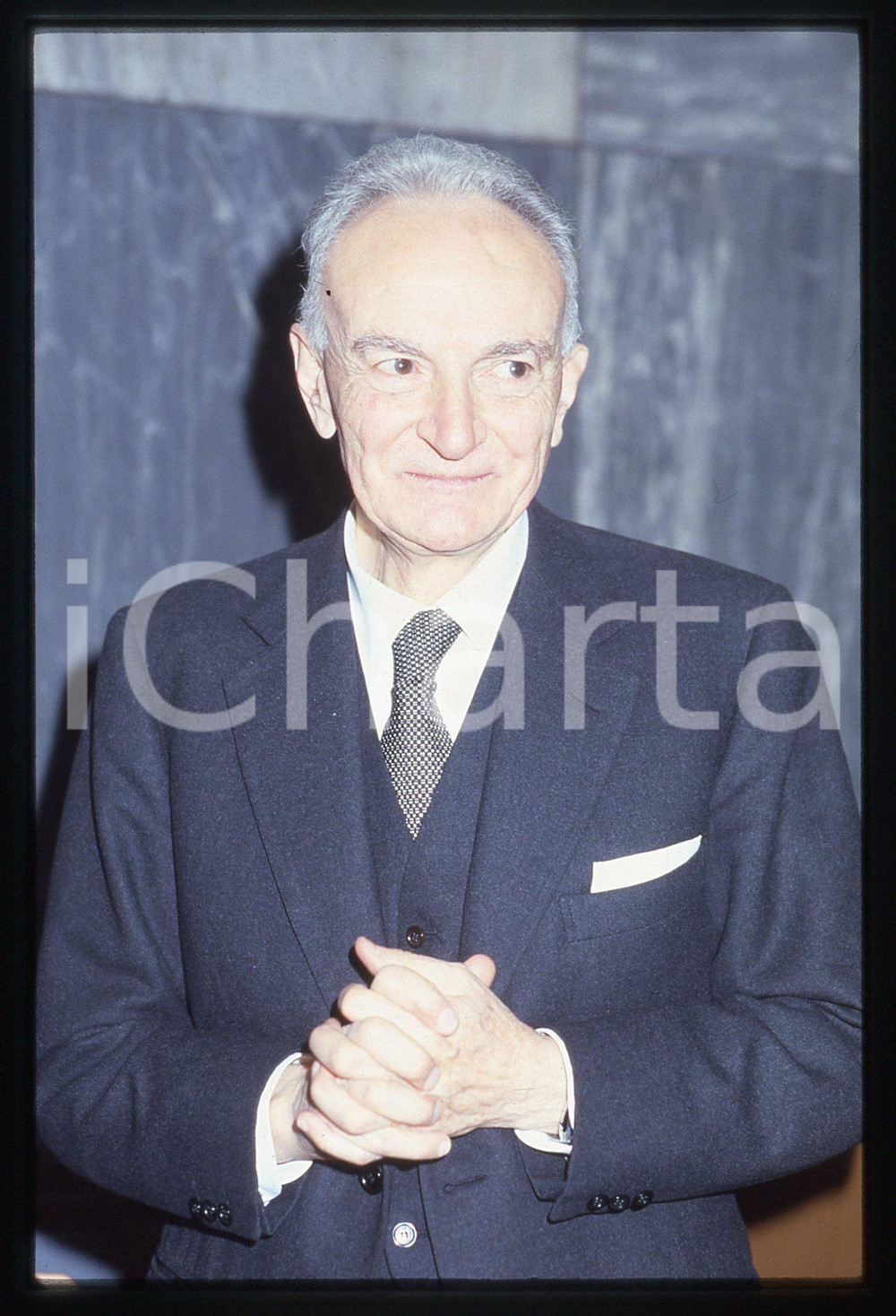 35mm vintage slide* 1985 ca MILANO Michele SINDONA al Processo AMBROSOLI (19)