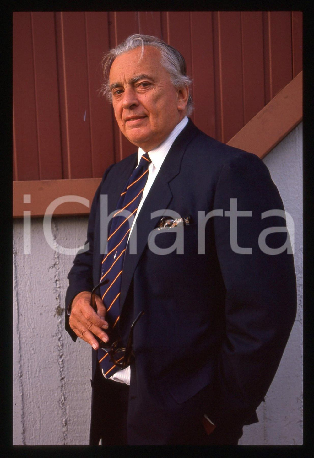 35mm vintage slide* 1995 ca COSTUME Gore VIDAL - Ritratto dello scrittore (16)