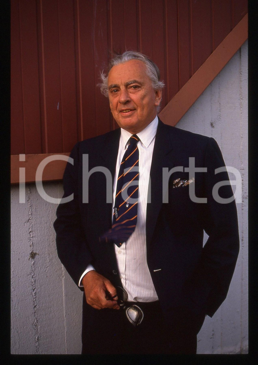 35mm vintage slide* 1995 ca COSTUME Gore VIDAL - Ritratto dello scrittore (12)