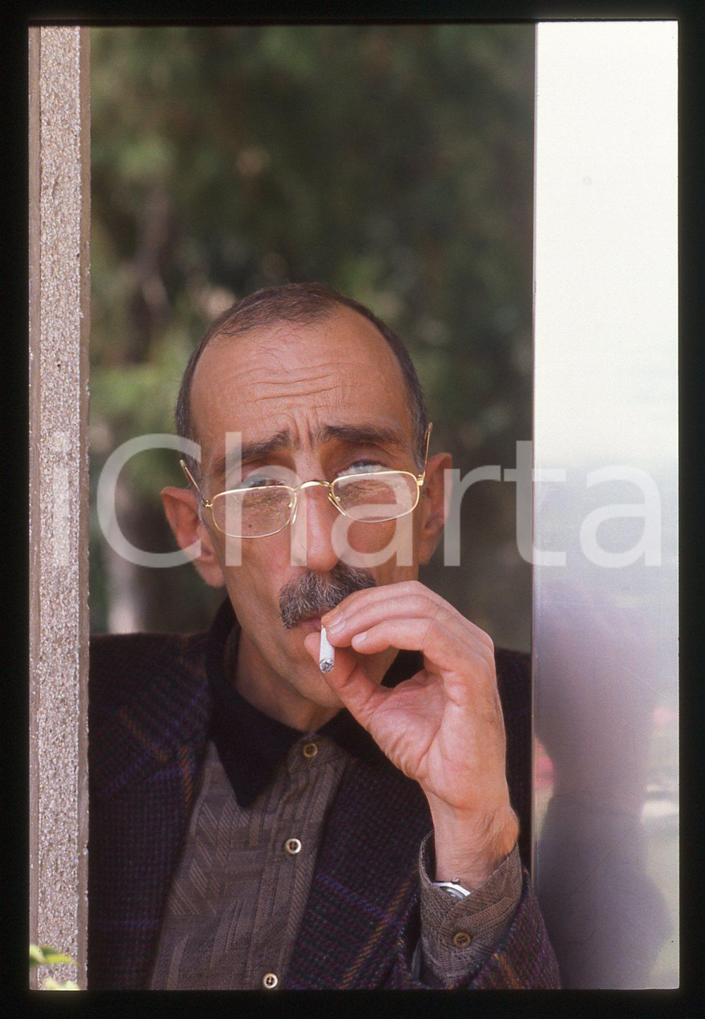 35mm vintage slide* 1990 ca CINEMA João César MONTEIRO Ritratto del regista (7)