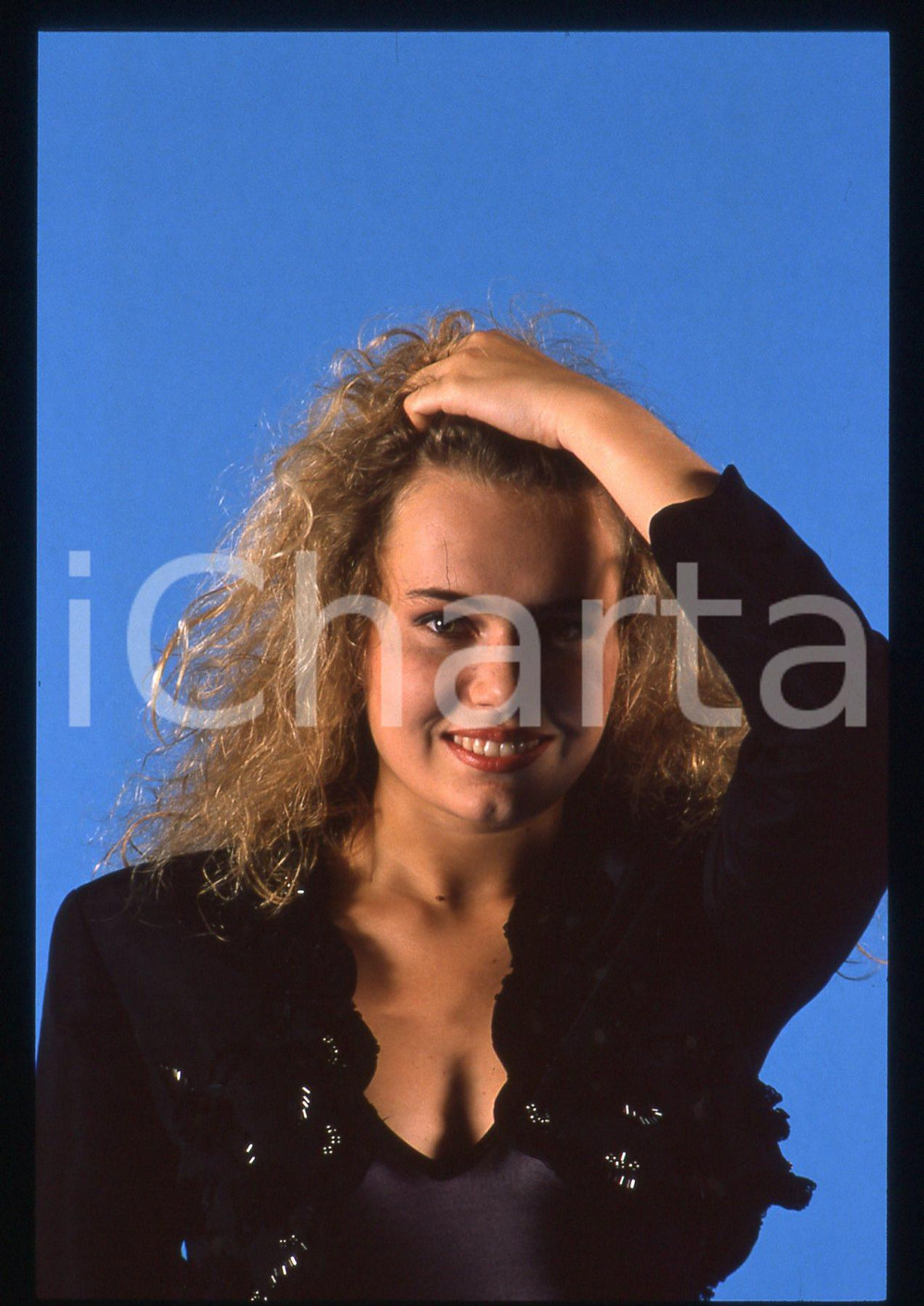 35mm vintage slide* 1989 CANALE 5 Ylenia CARRISI - Ritratto della showgirl (40)