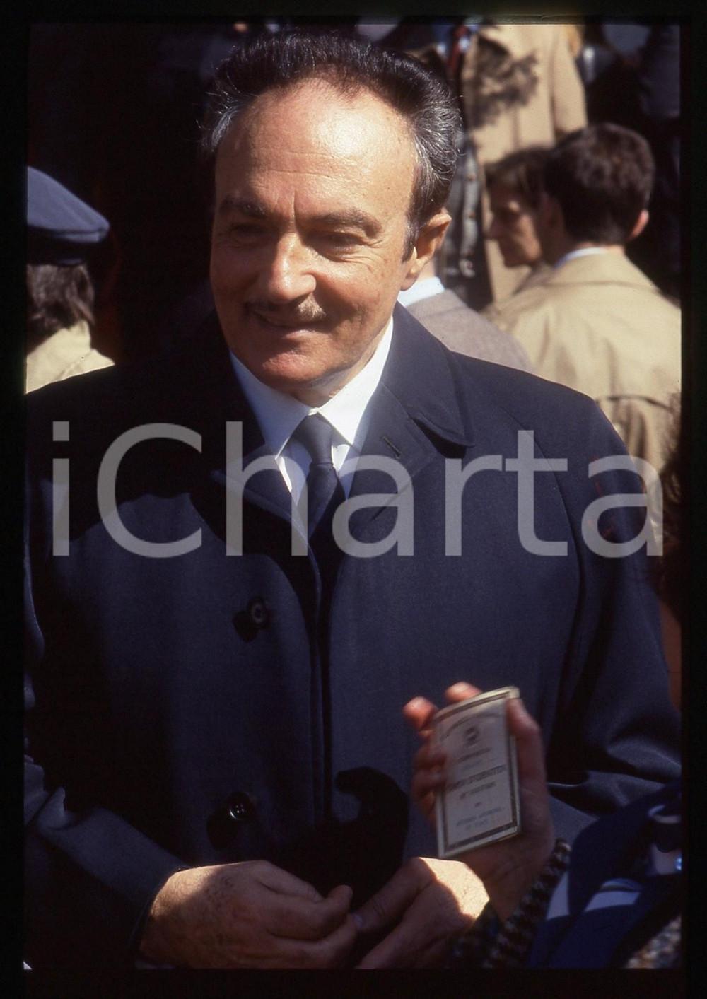 35mm vintage slide* 1986 MILANO Funerale Michele SINDONA Enio SINDONA Ritratto 7
