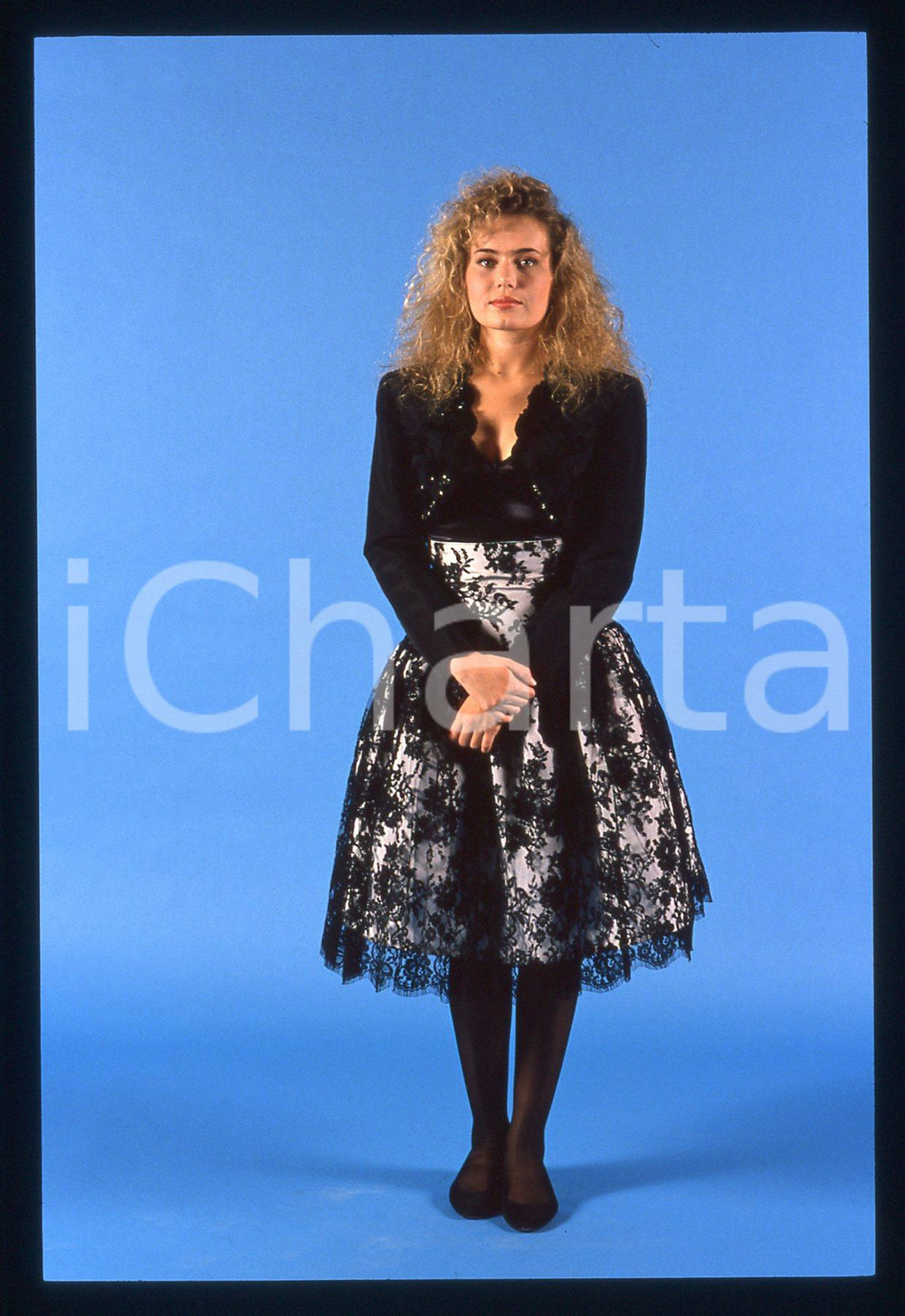 35mm vintage slide* 1989 CANALE 5 Ylenia CARRISI - Ritratto della showgirl (73)