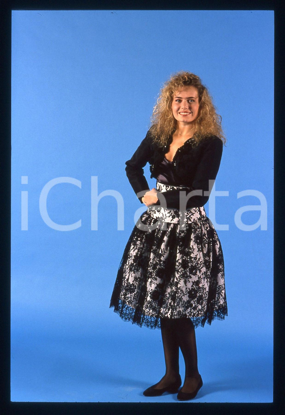 35mm vintage slide* 1989 CANALE 5 Ylenia CARRISI - Ritratto della showgirl (32)