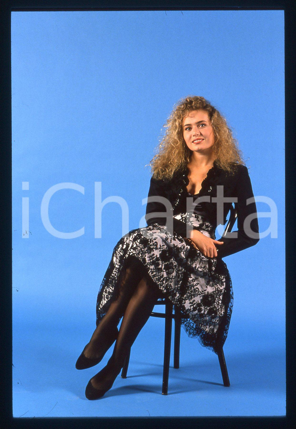 35mm vintage slide* 1989 CANALE 5 Ylenia CARRISI - Ritratto della showgirl (71)