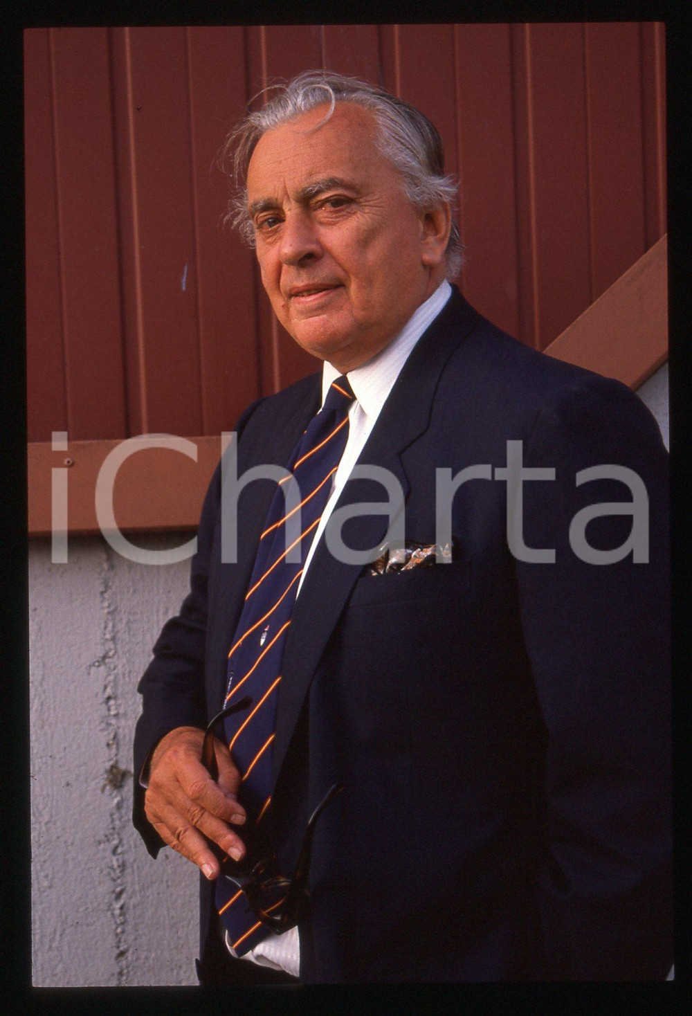 35mm vintage slide* 1995 ca COSTUME Gore VIDAL - Ritratto dello scrittore (17)
