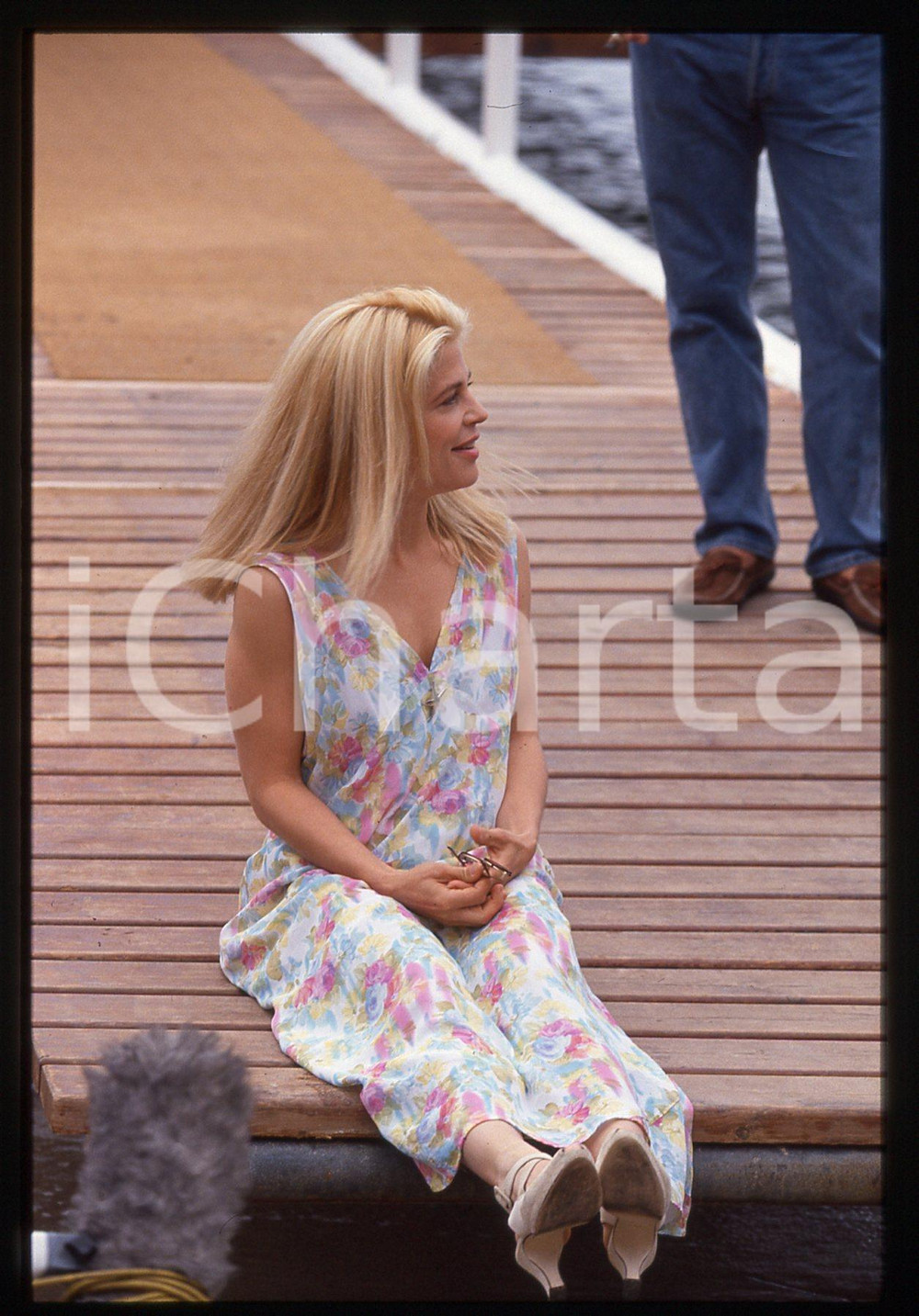 35mm vintage slide* 1994 FESTIVAL CANNES Linda HAMILTON Ritratto dell'attrice 7