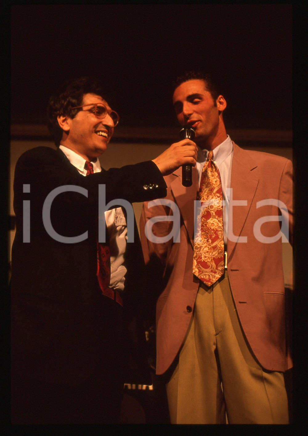 35mm vintage slide* 1995 ca COSTUME Gennaro DI NAPOLI Ritratto mezzofondista 10