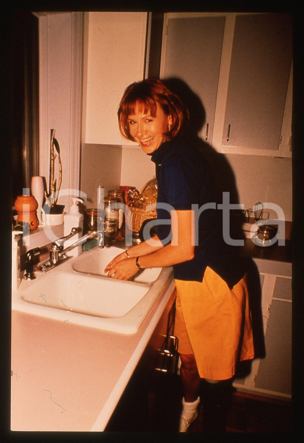 35mm vintage slide* 1985 ca COSTUME - Ivy GUNTER Ritratto della modella (13)