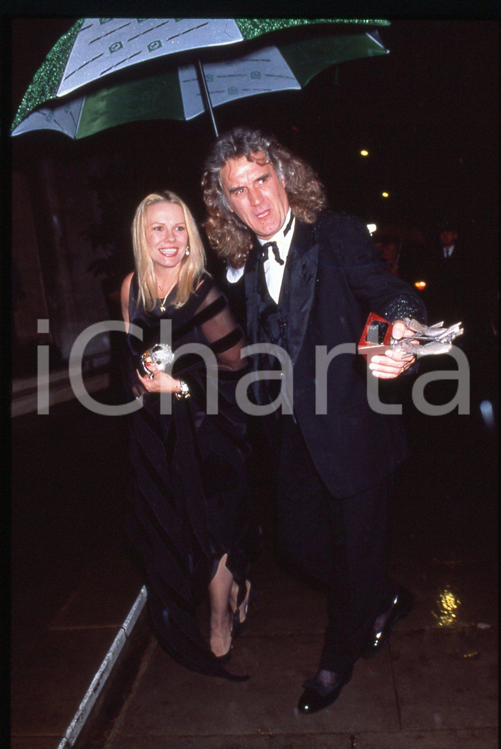 35mm vintage slide* 1990 ca COSTUME Billy CONNOLLY e Pamela STEPHENSON