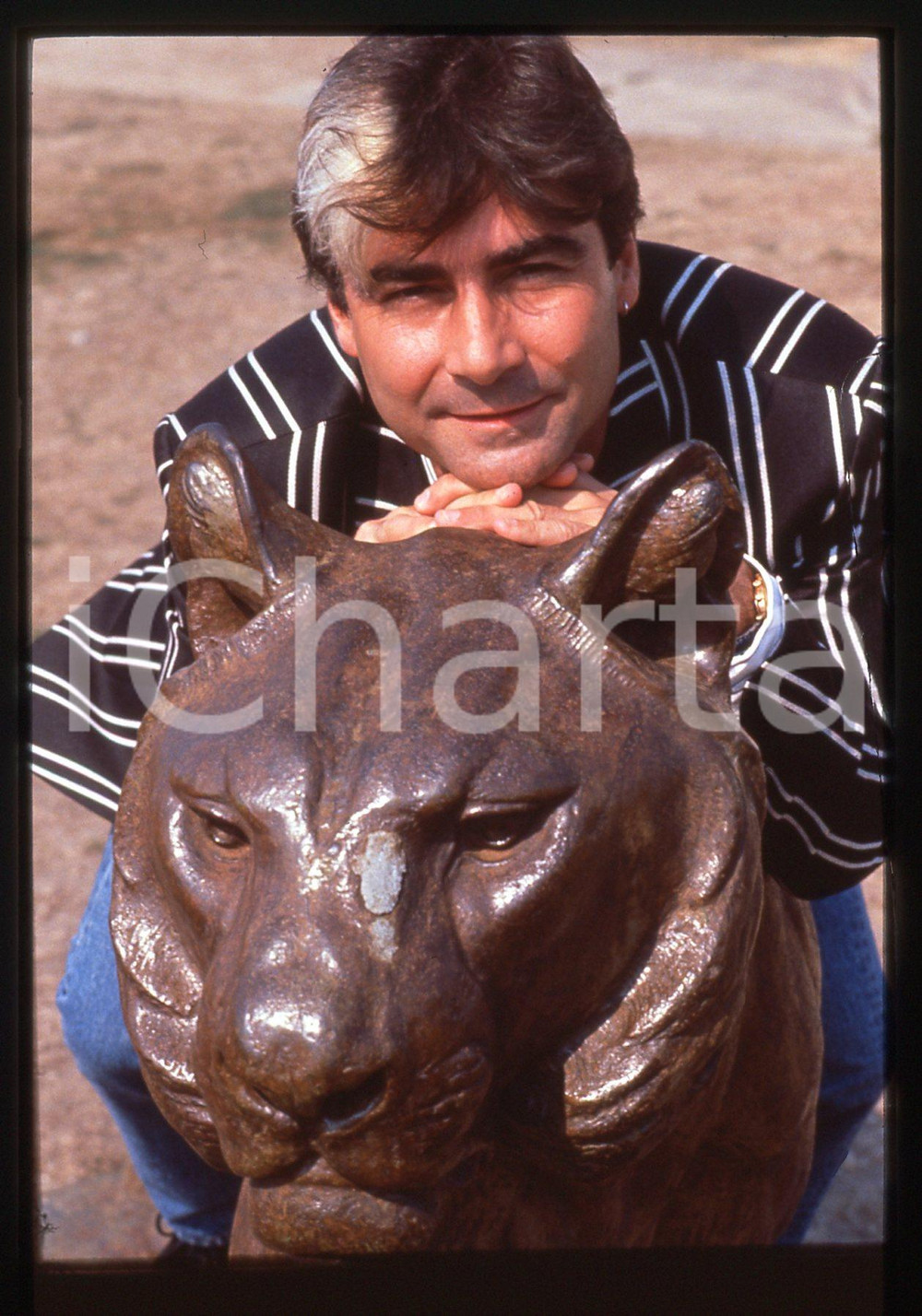 35mm vintage slide* 1990 ca FESTIVAL DE DEAUVILLE Patrice DREVET Ritratto (4)