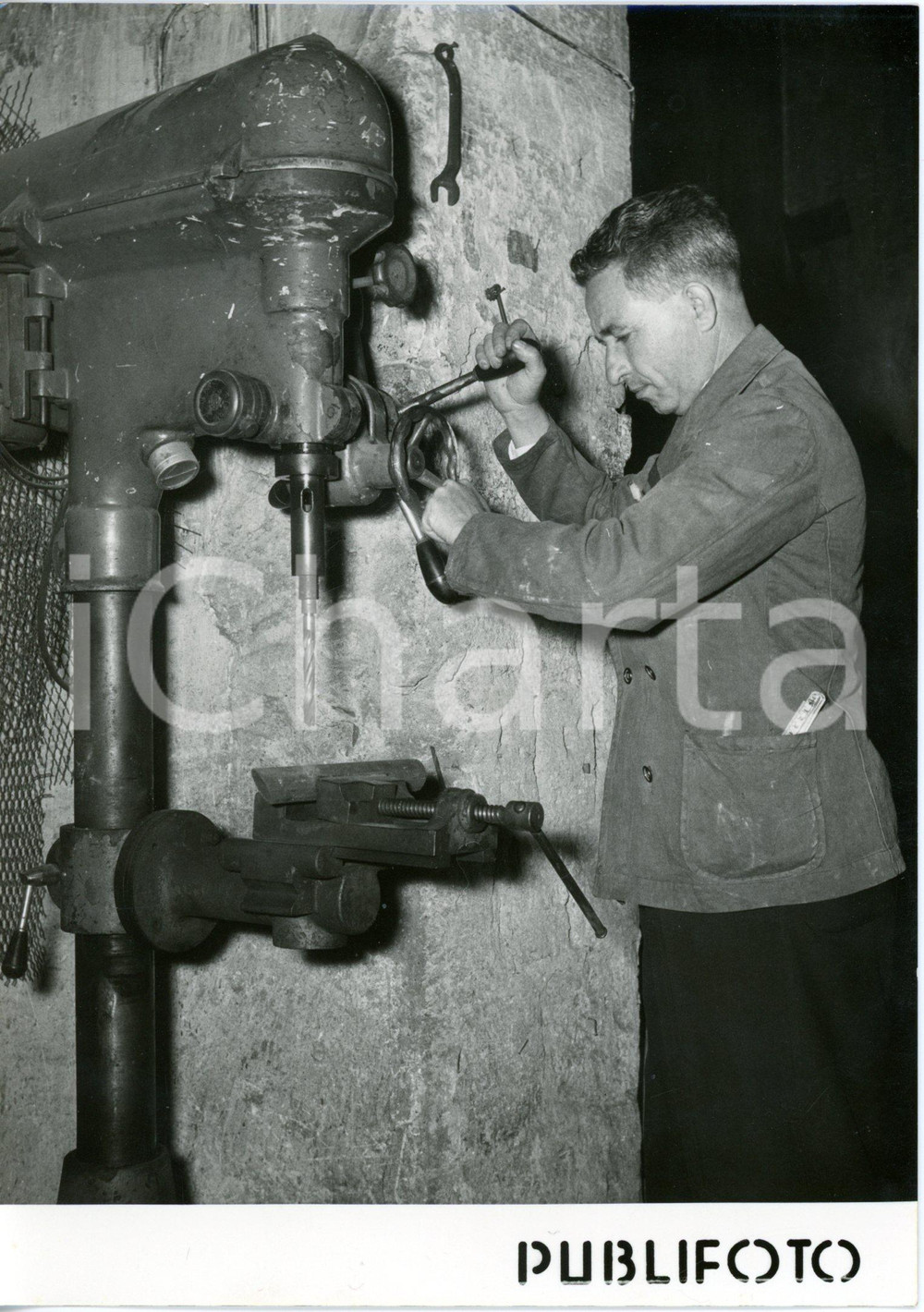 1956 NAPOLI Operaio Alfredo D'AMBROSIO concorrente di "LASCIA O RADDOPPIA?"