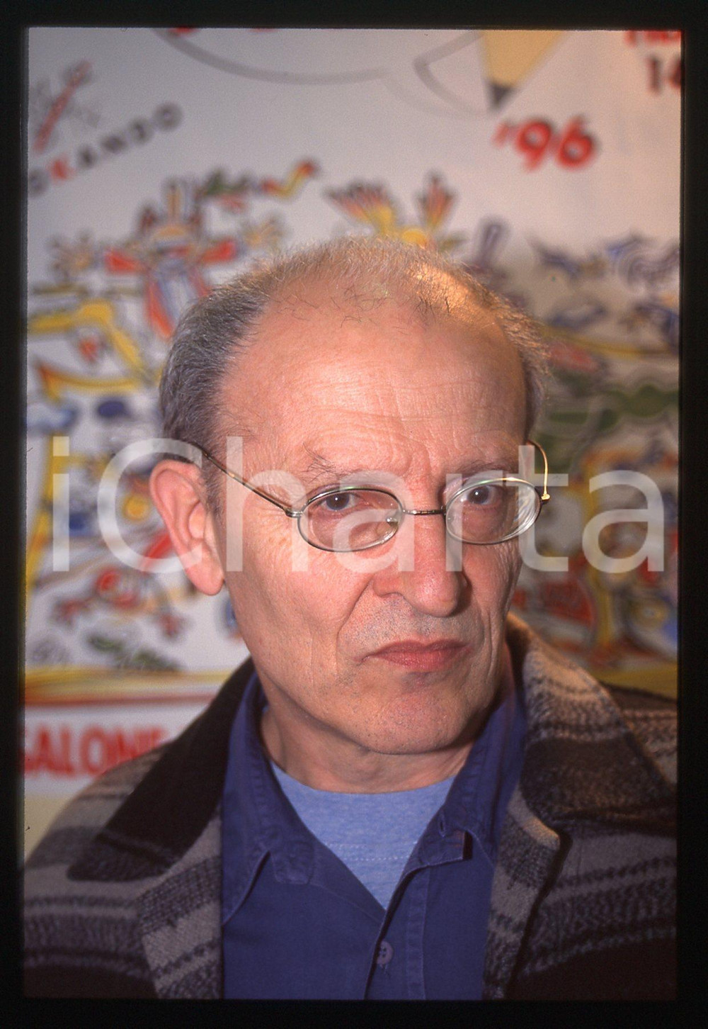 35mm vintage slide* 1996 MILANO - MOEBIUS Jean GIRAUD a CARTOOMICS Ritratto (32)