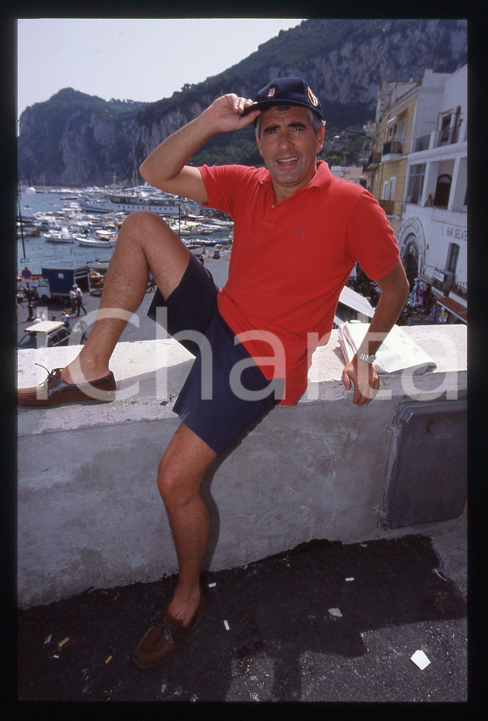 35mm vintage slide* 1999 CAPRI - Pier Ferdinando CASINI Ritratto del politico 2