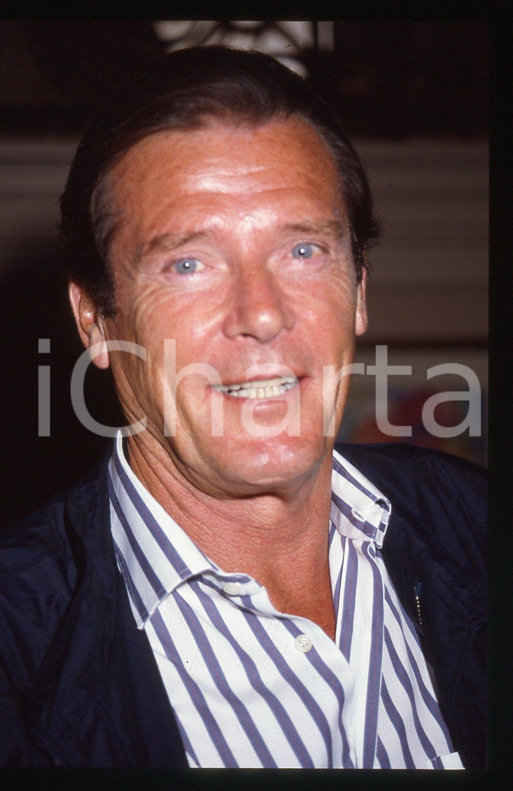 35mm vintage slide* 1989 FESTIVAL CANNES - Roger MOORE Ritratto dell'attore