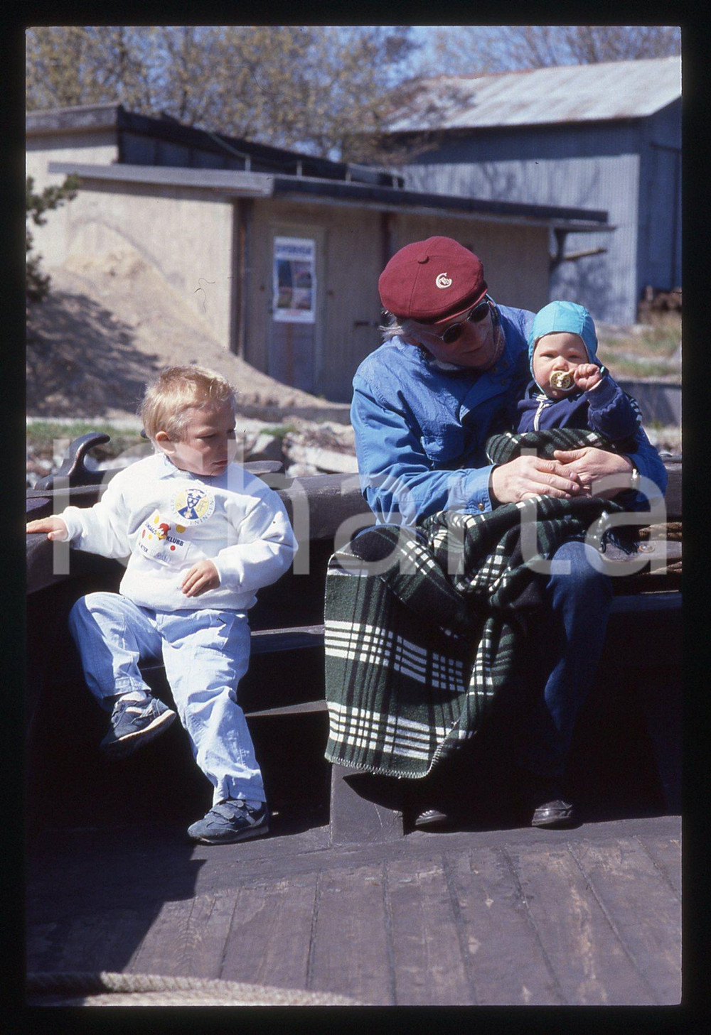 35mm vintage slide* 1990 ca SVEZIA - COSTUME Robin BORG Ritratto (3)
