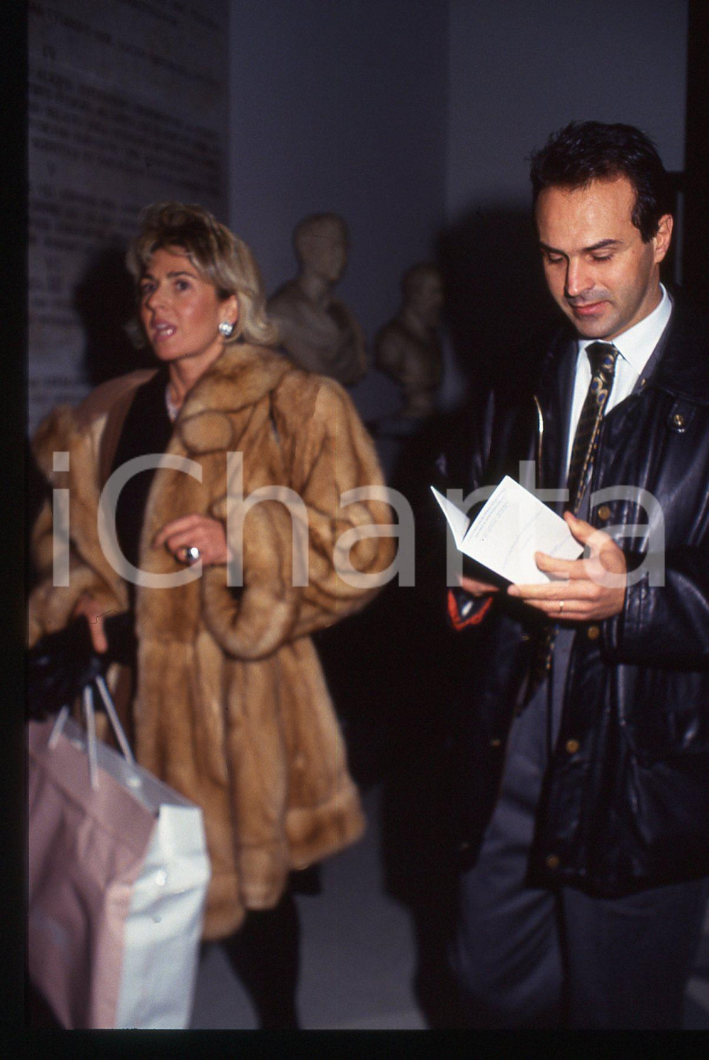 35mm vintage slide* 1990 ca ROMA - COSTUME Antonio CABRINI e Consuelo BENZI (2)