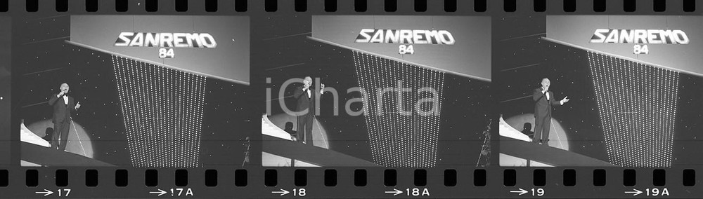 35mm LOTTO 3 NEGATIVI*1984 FESTIVAL SANREMO Claudio VILLA Un amore così grande 4