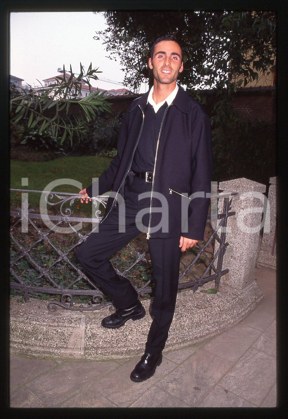 35mm vintage slide* 1995 ca COSTUME - Gennaro DI NAPOLI Ritratto mezzofondista 2