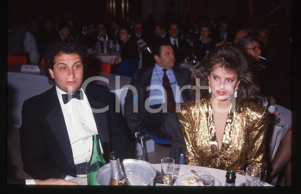 35mm vintage slide*1988 MISS UNIVERSO ITALIA Cecilia BOLOCCO Jeffrey BERKOWITZ 3
