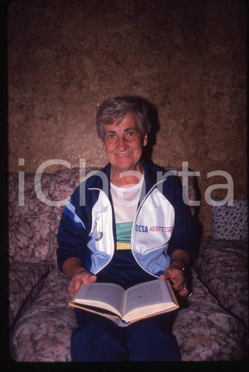 35mm vintage slide* 1980 ca PARLA (SPAGNA) Agnese SARTINI CADUCO Maratoneta 10