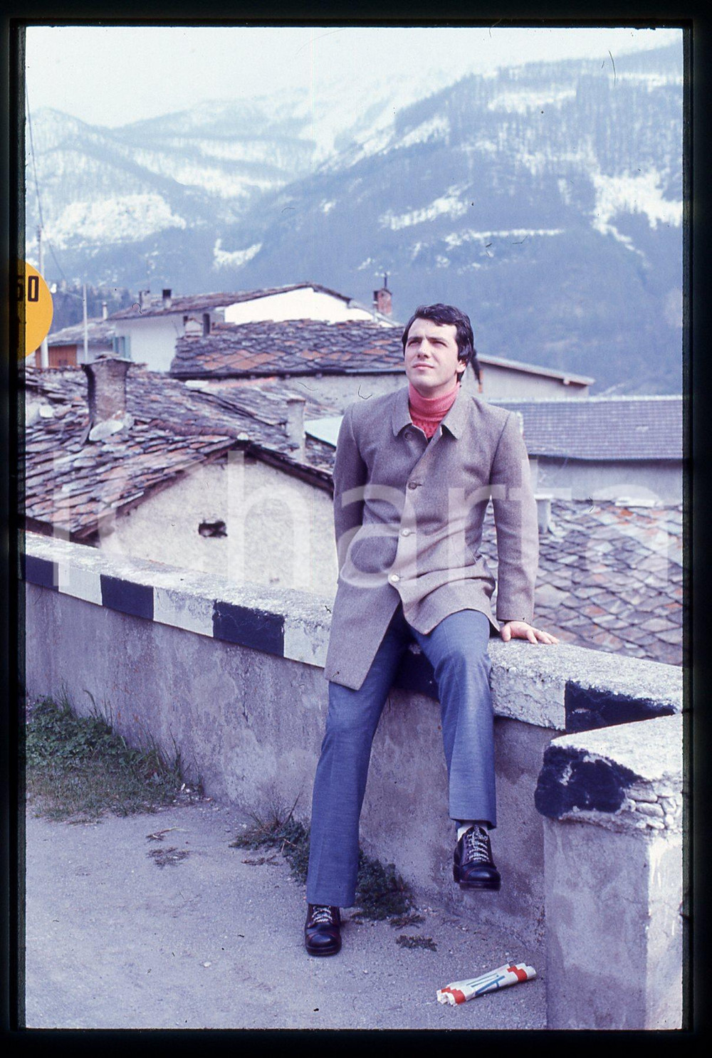 35mm vintage slide* 1970 ca ITALIA COSTUME Roberto BETTEGA Calciatore JUVENTUS 5