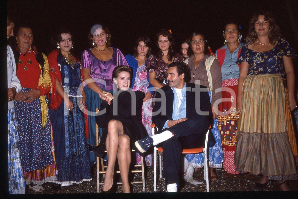35mm vintage slide*1991 IL COMMISSARIO CORSO Diego ABATANTUONO Maddalena CRIPPA 6 