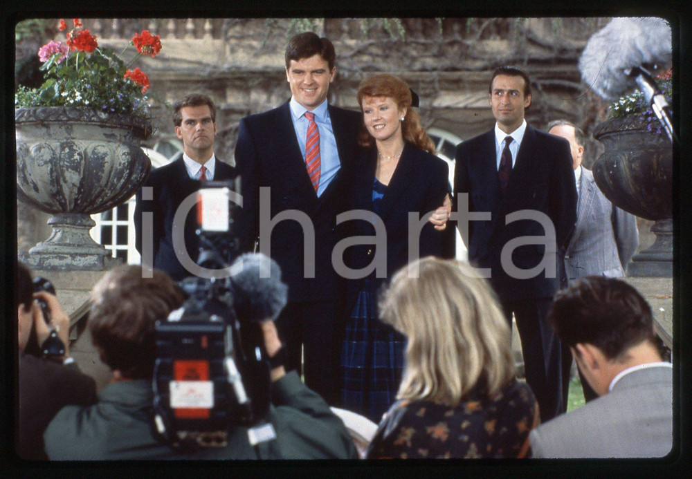 35mm vintage slide*1992 FERGIE & ANDREW Pippa HINCHLEY Sam MILLER nel film
