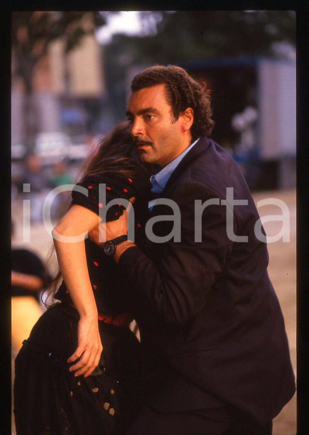 35mm vintage slide*1991 COMMISSARIO CORSO - NOTTE DI LUNA Diego ABATANTUONO 14