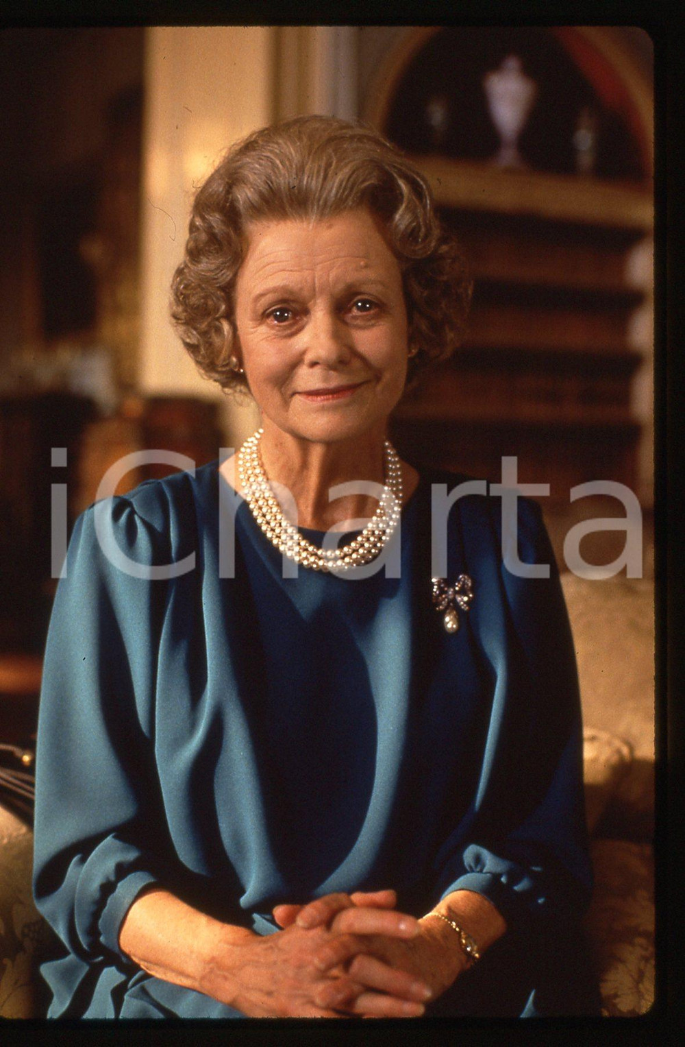 35mm vintage slide* 1992 FERGIE & ANDREW Iris RUSSEL as Queen Elizabeth II