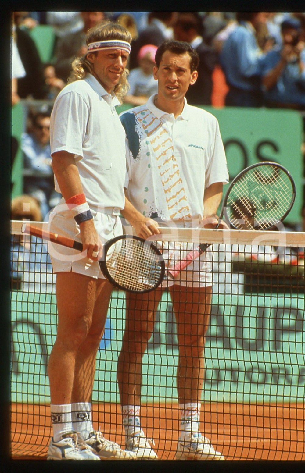 35mm vintage slide* 1991 TENNIS MONTE CARLO OPEN - Bjorn BORG vs Jordi ARRESE 8
