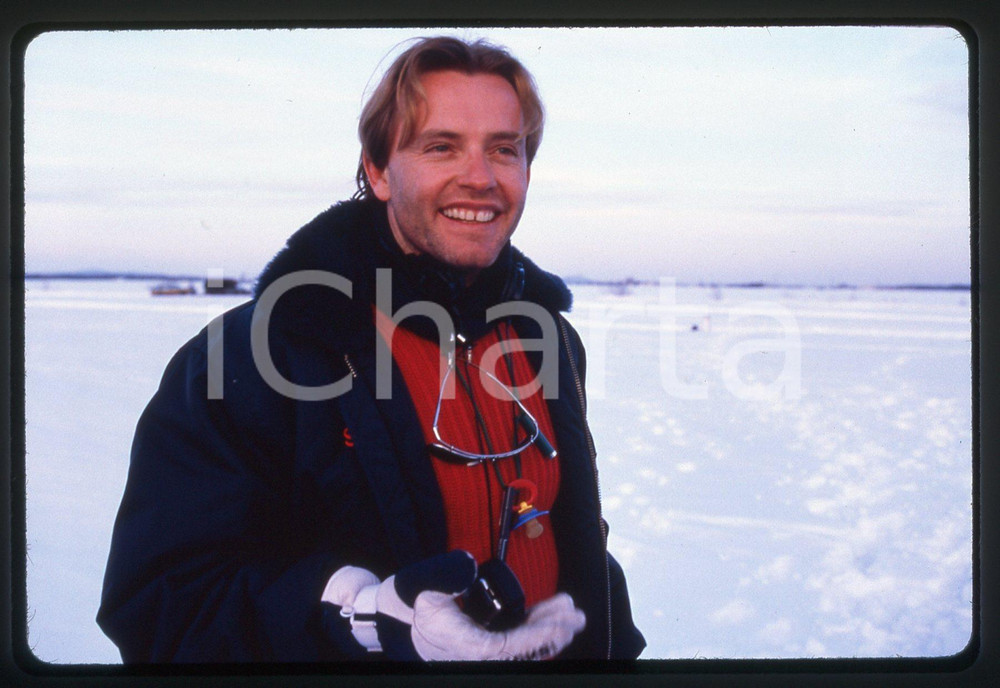Fotografia d epoca originale 35mm vintage slide1999 EYE OF THE BEHOLDER  Stephan ELLIOT Il regista sul set 1