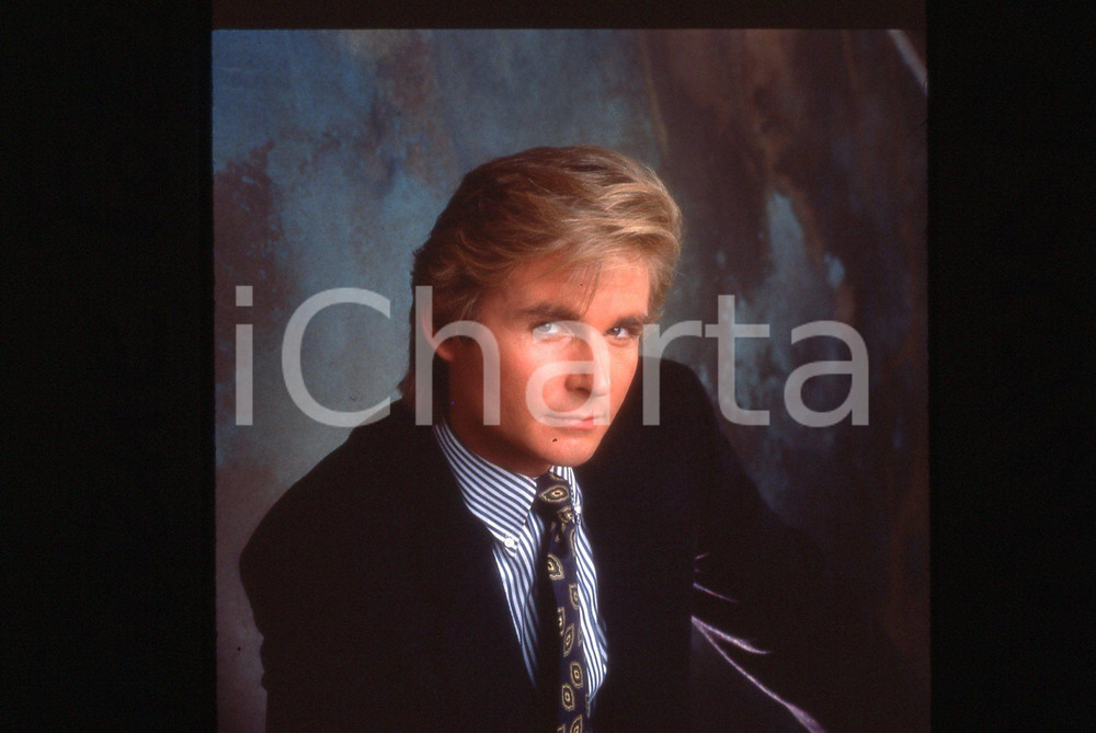 35mm vintage slide*1990ca BEAUTIFUL Jeff TRACHTA Ritratto dell'attore (1)