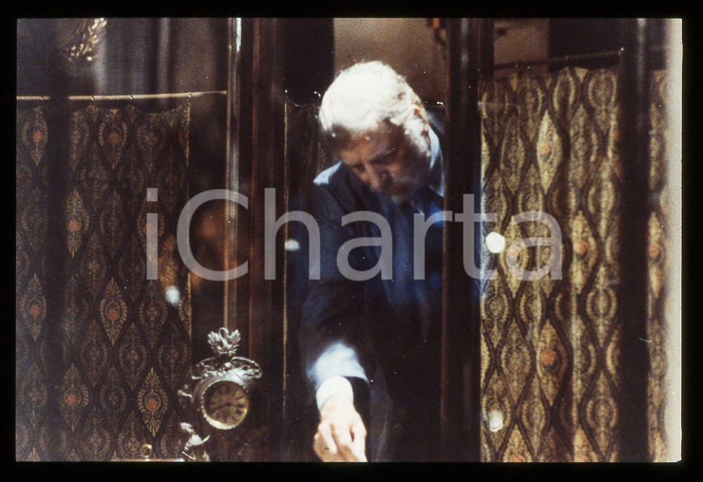 35mm vintage slide*1988 LA BOTTEGA DELL'OREFICE Burt LANCASTER Scena del film 1