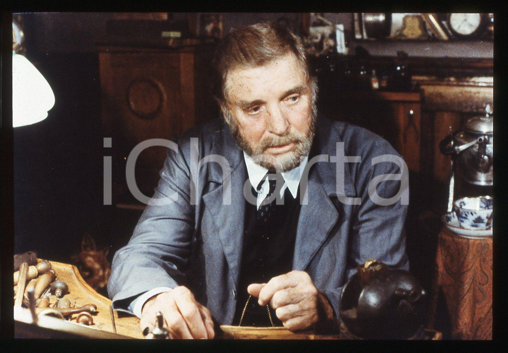 35mm vintage slide*1988 LA BOTTEGA DELL'OREFICE Burt LANCASTER Scena del film 17