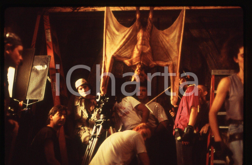 35mm vintage slide* 1997 FULL TILT BOOGIE Robert RODRIGUEZ sul set del film