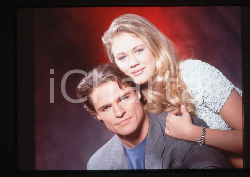 35mm vintage slide*1995ca BEAUTIFUL Soap Opera Dylan NEAL Maitland WARD Ritratto