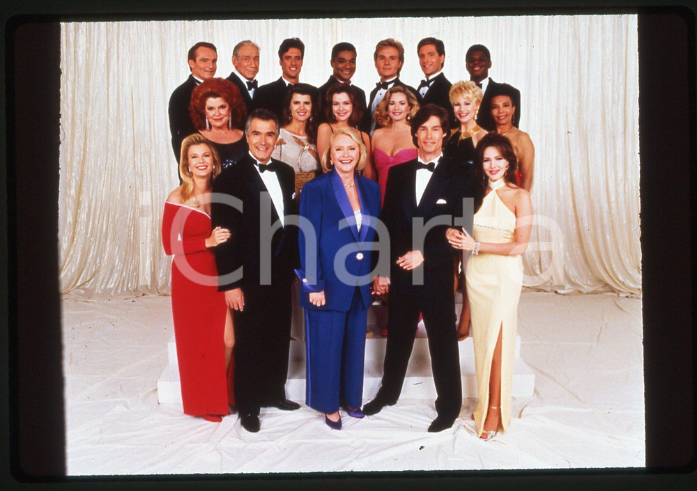 35mm vintage slide* 2006 BEAUTIFUL Soap Opera - Ronn MOSS e il cast completo