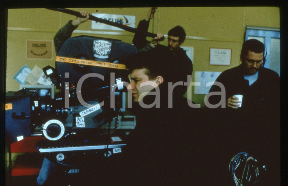 35mm vintage slide* 1997 THE FULL MONTY - Peter CATTANEO sul set del film