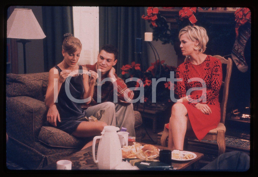 35mm vintage slide*1990 ca BEVERLY HILLS 90210 Jennie GARTH Tori SPELLING 