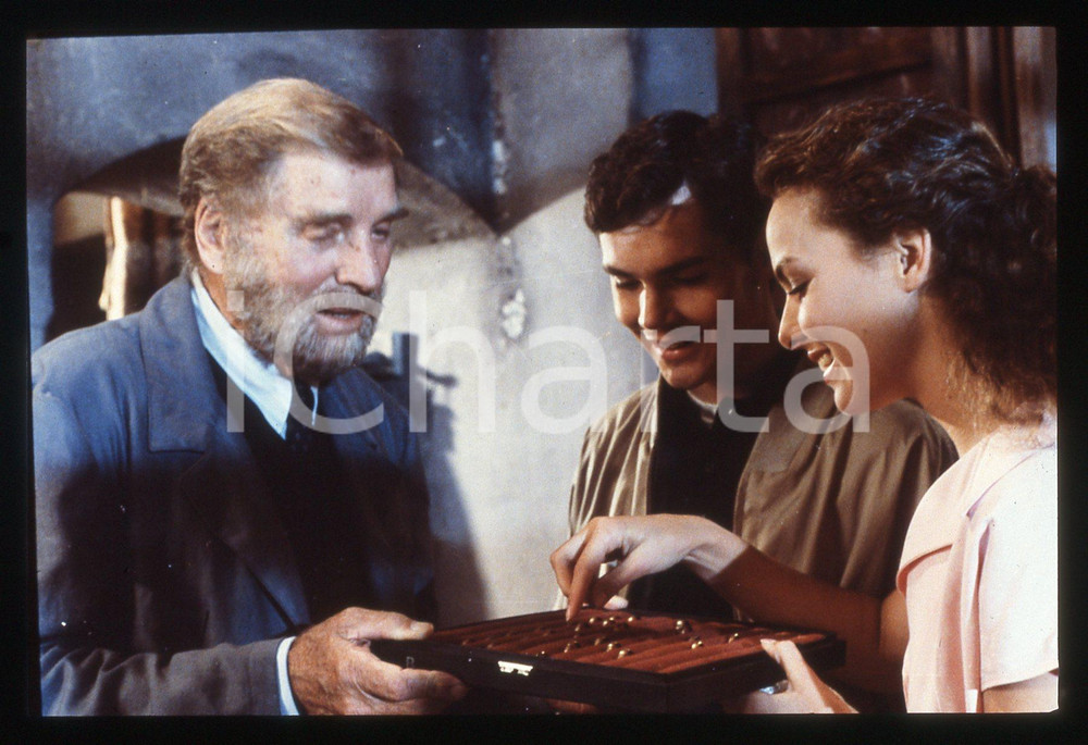 35mm vintage slide*1988 LA BOTTEGA DELL'OREFICE Burt LANCASTER Melora HARDIN 3
