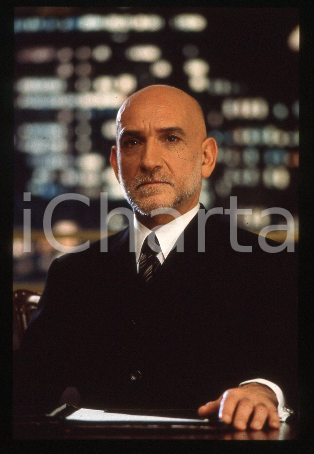 35mm vintage slide*1997 WEAPONS OF MASS DISTRACTION - Ben KINGSLEY Ritratto 