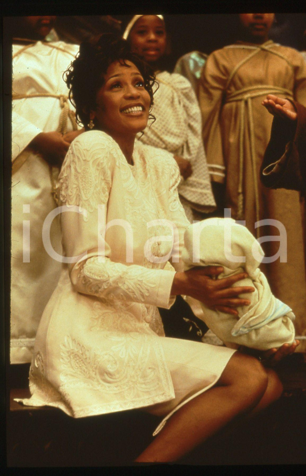 35mm vintage slide*1996 THE PREACHER'S WIFE Whitney HOUSTON Una scena del film 1